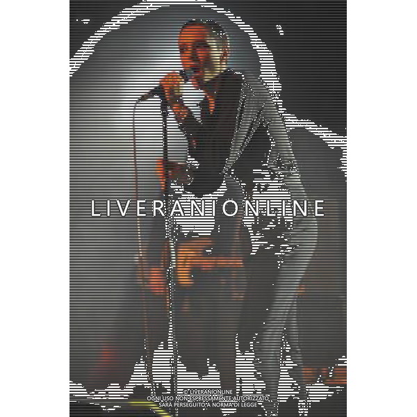 Savages perform at Concorde 2 Brighton on 05 November 2013. Jehnny Beth (also known as Camille Berthomier) lead vocals pictured. ©photoshot/AGENZIA ALDO LIVERANI SAS - ITALY ONLY - EDITORIAL USE ONLY