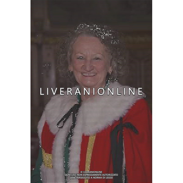 Jenny Jones was introduced into the House of Lords as Baroness Jones of Moulsecoobm, of Moulsecoobm in the County of East Sussex. Baroness Jones was supported by Baroness Kennedy of the Shaws and Baroness Grey-Thompson. The Royal Gallery, House of Lords. London ©photoshot/AGENZIA ALDO LIVERANI SAS - ITALY ONLY - EDITORIAL USE ONLY