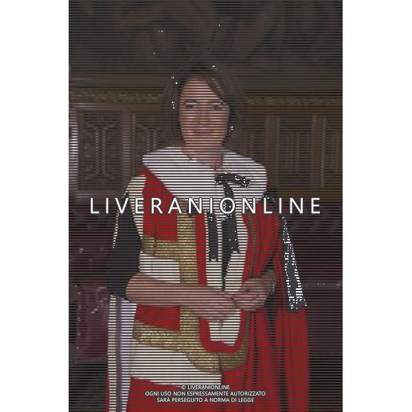 Susan Williams was introduced into the House of Lords as Baroness Williams of Trafford, of Hale in the County of Greater Manchester. Baroness Williams was supported by Baroness Morris of Bolton and Lord Howard of Lympne. The Royal Gallery, House of Lords. London ©photoshot/AGENZIA ALDO LIVERANI SAS - ITALY ONLY - EDITORIAL USE ONLY