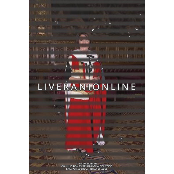 Susan Williams was introduced into the House of Lords as Baroness Williams of Trafford, of Hale in the County of Greater Manchester. Baroness Williams was supported by Baroness Morris of Bolton and Lord Howard of Lympne. The Royal Gallery, House of Lords. London ©photoshot/AGENZIA ALDO LIVERANI SAS - ITALY ONLY - EDITORIAL USE ONLY