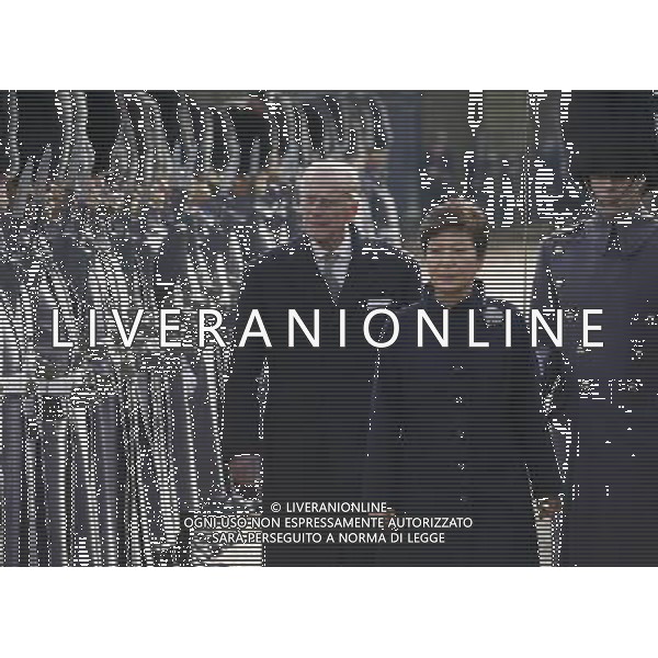 South Korea\'s President Park Geun-hye (C) is escorted by Britain\'s Prince Philip (L) as she inspect a Guard of Honour at Horse Guards Parade in central London November 5, 2013. ©photoshot/AGENZIA ALDO LIVERANI SAS - ITALY ONLY - EDITORIAL USE ONLY