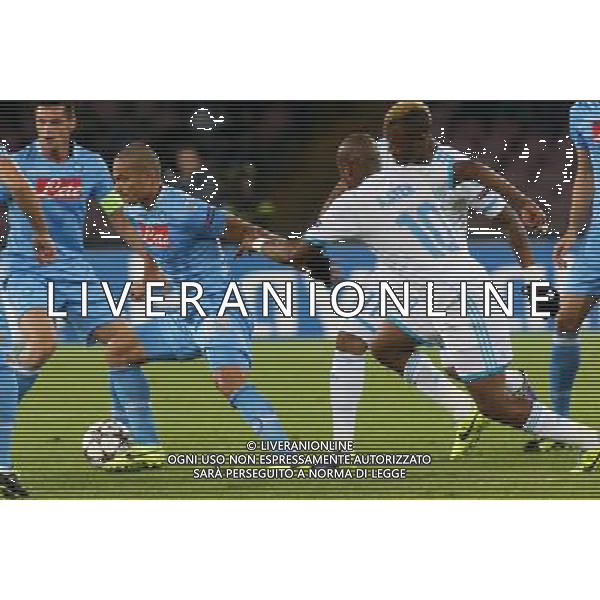 NAPOLI, OLYMPIQUE MARSEILLE NELLA FOTO: INLER, ANDREW AYEW FOTO MOSCA- AG.LIVERANI