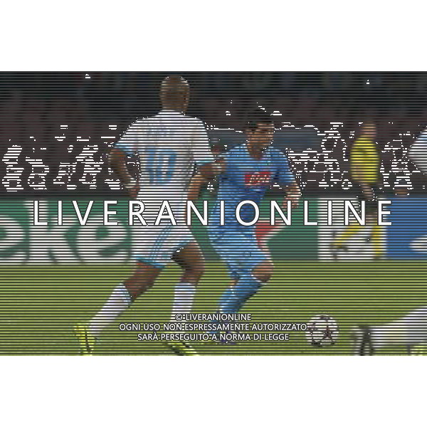 NAPOLI, OLYMPIQUE MARSEILLE NELLA FOTO: DZEMAILI, AYEW FOTO MOSCA- AG.LIVERANI