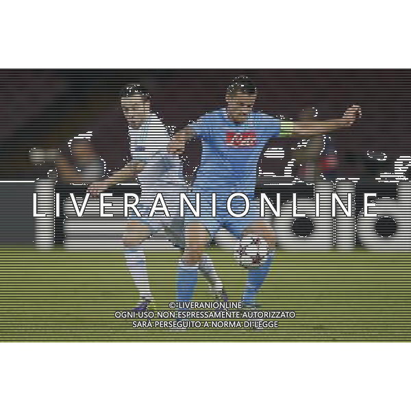 NAPOLI, OLYMPIQUE MARSEILLE NELLA FOTO: MAGGIO, VALBUENA FOTO MOSCA- AG.LIVERANI