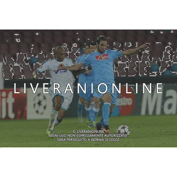 NAPOLI, OLYMPIQUE MARSEILLE NELLA FOTO: HIGUAIN, AYEW FOTO MOSCA- AG.LIVERANI