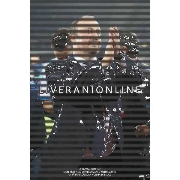 NAPOLI, OLYMPIQUE MARSEILLE NELLA FOTO: FINE GARA BENITEZ RAFAEL FOTO MOSCA- AG.LIVERANI