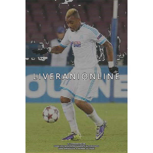 OLYMPIQUE DE MARSEILLE CALCIO NELLA FOTO: JORDAN AYEW FOTO MOSCA- AG.LIVERANI NAPOLI-OLYMPIQUE MARSIGLIA CHAMPIONS LEAGUE AG ALDO LIVERANI SAS