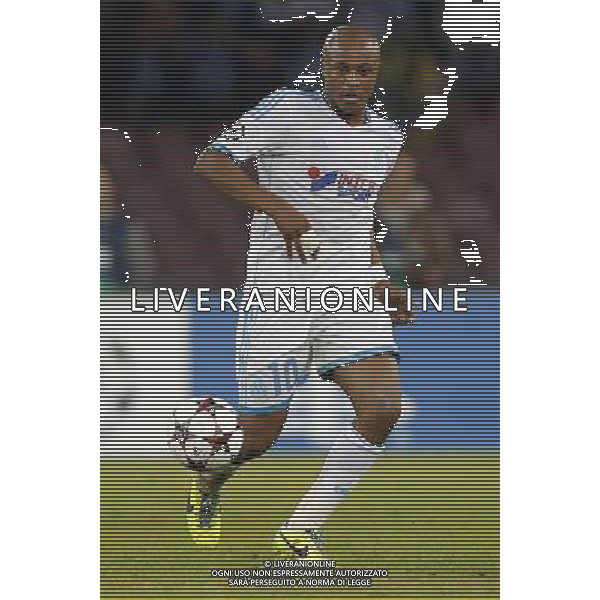 OLYMPIQUE DE MARSEILLE CALCIO NELLA FOTO: ANDRE\' AYEW FOTO MOSCA- AG.LIVERANI NAPOLI-OLYMPIQUE MARSIGLIA CHAMPIONS LEAGUE AG ALDO LIVERANI SAS