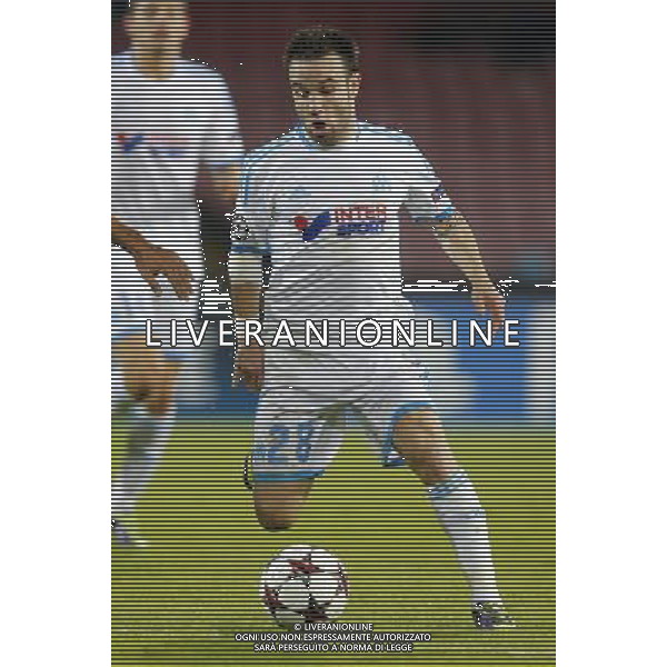 OLYMPIQUE DE MARSEILLE CALCIO NELLA FOTO: MATHIAU VALBUENA FOTO MOSCA- AG.LIVERANI NAPOLI-OLYMPIQUE MARSIGLIA CHAMPIONS LEAGUE AG ALDO LIVERANI SAS