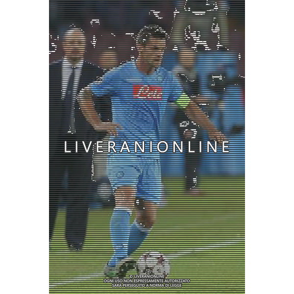 NAPOLI CALCIO NELLA FOTO: MAGGIO CHRISTIAN FOTO MOSCA- AG.LIVERANI NAPOLI-OLYMPIQUE MARSIGLIA CHAMPIONS LEAGUE AG ALDO LIVERANI SAS
