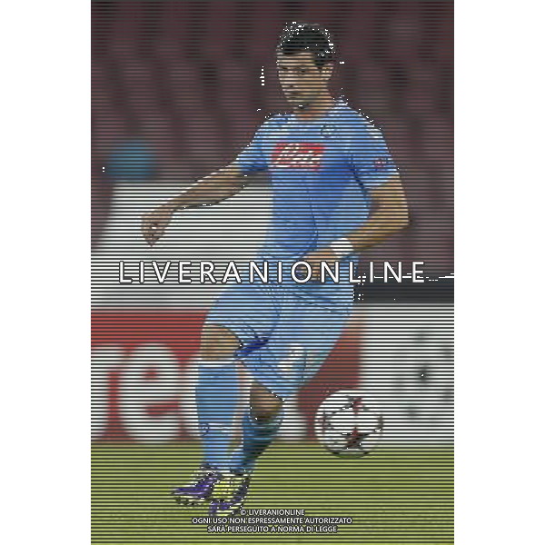 NAPOLI CALCIO NELLA FOTO: DLERIM DZEMAILI FOTO MOSCA- AG.LIVERANI NAPOLI-OLYMPIQUE MARSIGLIA CHAMPIONS LEAGUE AG ALDO LIVERANI SAS