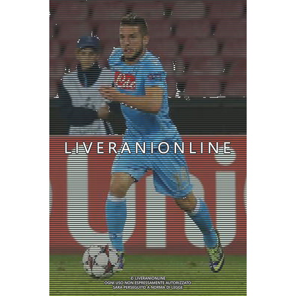 NAPOLI CALCIO NELLA FOTO: MERTENS DRIES FOTO MOSCA- AG.LIVERANI NAPOLI-OLYMPIQUE MARSIGLIA CHAMPIONS LEAGUE AG ALDO LIVERANI SAS