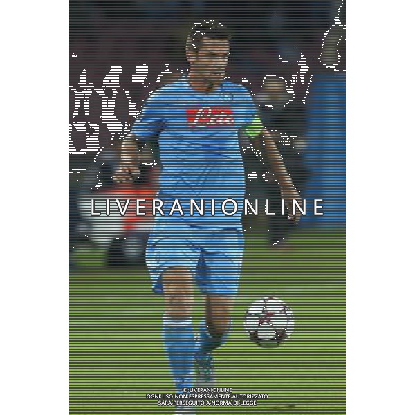 NAPOLI CALCIO NELLA FOTO: CHRISTIAN MAGGIO FOTO MOSCA- AG.LIVERANI NAPOLI-OLYMPIQUE MARSIGLIA CHAMPIONS LEAGUE AG ALDO LIVERANI SAS
