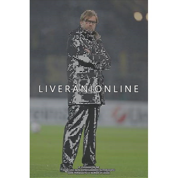 UEFA Champions League match between Borussia Dortmund and Arsenal FC on November 06, 2013 at the Signal Iduna Park stadium in Dortmund, Germany. 06.11.2013, Signal Iduna Park, Dortmund, GER, UEFA CL, Borussia Dortmund vs FC Arsenal, Gruppe F, im Bild Trainer Juergen Klopp (Borussia Dortmund) verschraenkten Armen im Regen // during UEFA Champions League group F match between Borussia Dortmund and Arsenal FC at the Signal Iduna Park in Dortmund, Germany on 2013/11/07. EXPA Pictures © 2013, PhotoCredit: EXPA/ Eibner-Pressefoto/ Schueler *****ATTENTION - OUT of GER***** ©Photoshot/Ag. Aldo Liverani s.a.s.-Only Italy-Editorial Use Only