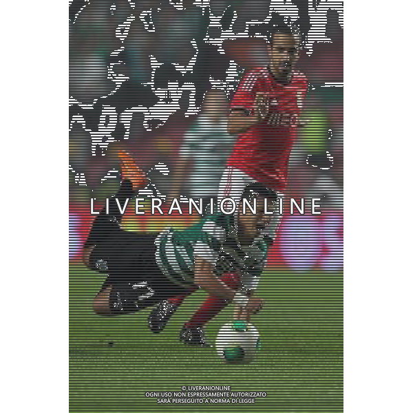 Ruben Amorim / Fredy Montero - 09.11.2013 - Benfica / Sporting - Coupe du Portugal2013 Photo : Carlos Rodrigues / Icon Sport AG ALDO LIVERANI SAS ONLY ITALY
