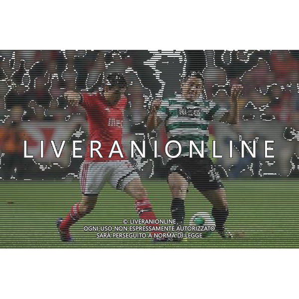 Nicolas Gaitan / Ivan Piris - 09.11.2013 - Benfica / Sporting - Coupe du Portugal2013 Photo : Carlos Rodrigues / Icon Sport AG ALDO LIVERANI SAS ONLY ITALY