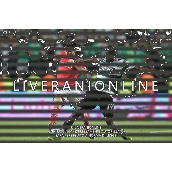 William Carvalho / Enzo Perez - 09.11.2013 - Benfica / Sporting - Coupe du Portugal2013 Photo : Carlos Rodrigues / Icon Sport AG ALDO LIVERANI SAS ONLY ITALY