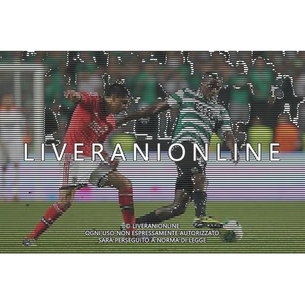 William Carvalho / Enzo Perez - 09.11.2013 - Benfica / Sporting - Coupe du Portugal2013 Photo : Carlos Rodrigues / Icon Sport AG ALDO LIVERANI SAS ONLY ITALY