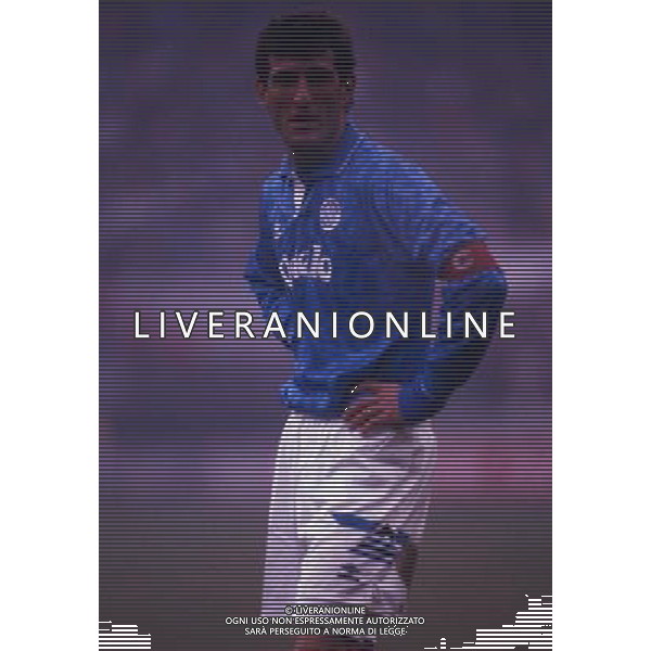 ARCHIVIO LIVERANI NELLA FOTO CIRO FERRARA CON LA MAGLIA DEL NAPOLI AG ALDO LIVERANI SAS