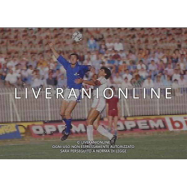 ARCHIVIO LIVERANI NELLA FOTO CIRO FERRARA CON LA MAGLIA DELLA NAZIONALE ITALIANA AG ALDO LIVERANI SAS