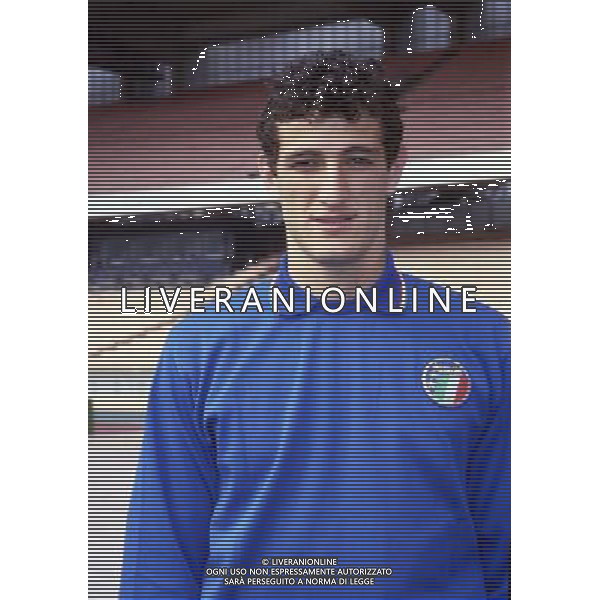 ARCHIVIO LIVERANI NELLA FOTO CIRO FERRARA CON LA MAGLIA DELLA NAZIONALE ITALIANA AG ALDO LIVERANI SAS
