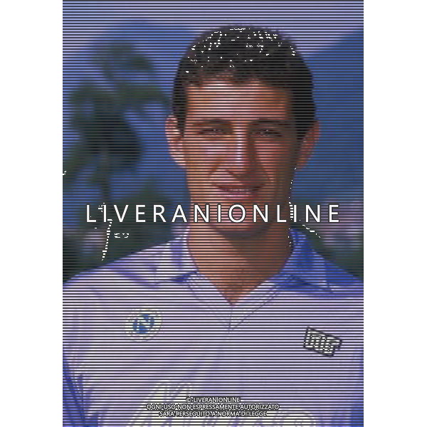 ARCHIVIO LIVERANI NELLA FOTO CIRO FERRARA CON LA MAGLIA DEL NAPOLI AG ALDO LIVERANI SAS