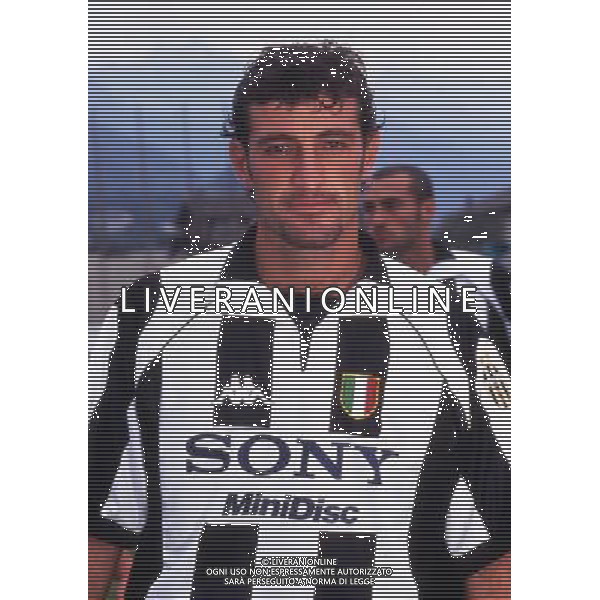 ARCHIVIO LIVERANI NELLA FOTO CIRO FERRARA CON LA MAGLIA DELLA JUVENTUS AG ALDO LIVERANI SAS