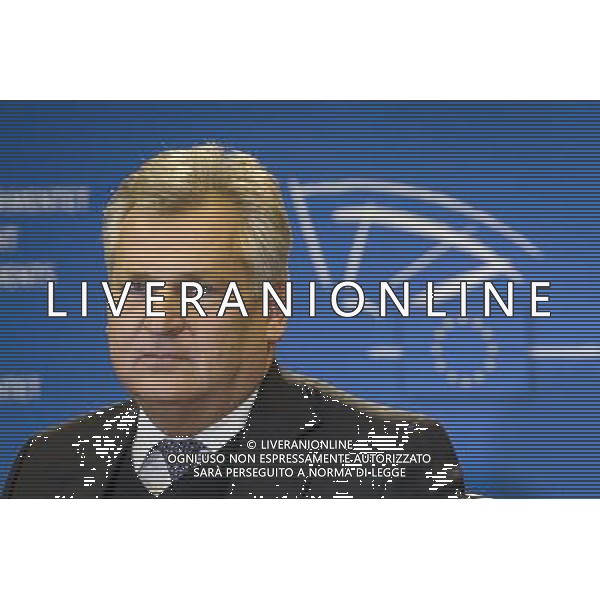 Former Polish President Aleksander Kwasniewski addres the media on the findings of the European Parliament\'s monitoring mission to Ukraine, at the European Parliament in Brussels, Belgium on 13.11.2013 The mission extended till 28 November till Vilnus summit by Wiktor Dabkowski AG ALDO LIVERANI SAS ONLY ITALY
