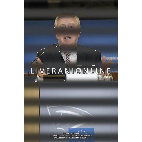 former European Parliament President Pat Cox, addres the media on the findings of the European Parliament\'s monitoring mission to Ukraine, at the European Parliament in Brussels, Belgium on 13.11.2013 The mission extended till 28 November till Vilnus summit by Wiktor Dabkowski AG ALDO LIVERANI SAS ONLY ITALY