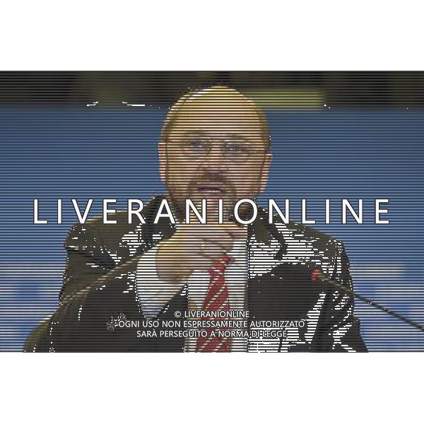 European Parliament President Martin Schulz addres the media on the findings of the European Parliament\'s monitoring mission to Ukraine, at the European Parliament in Brussels, Belgium on 13.11.2013 The mission extended till 28 November till Vilnus summit by Wiktor Dabkowski AG ALDO LIVERANI SAS ONLY ITALY