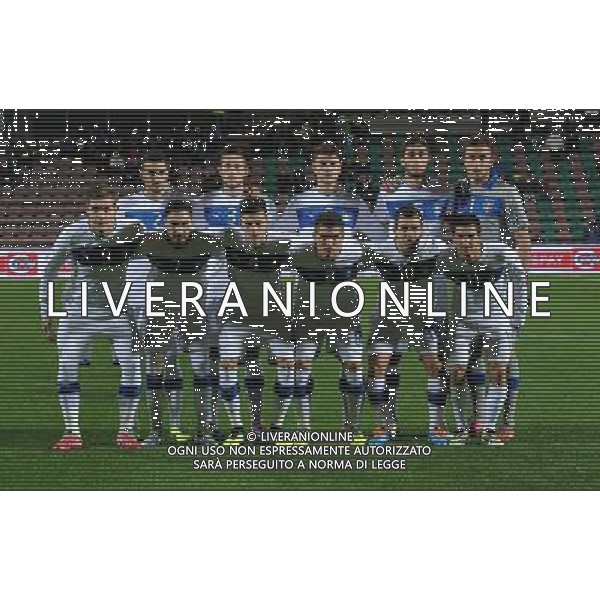 Qualificazioni ai Campionati Europei Under 21 Gruppo 9 Reggio Emilia - 14.11.2013 Italia-Irlanda del Nord Nella Foto:italia squadra formazione bardi,zappacosta,biraghi,baselli,bianchetti,antei,fossati,viviani,belotti,battocchio,politano /Ph.Vitez-Ag. Aldo Liverani