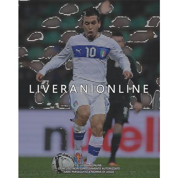 Qualificazioni ai Campionati Europei Under 21 Gruppo 9 Reggio Emilia - 14.11.2013 Italia-Irlanda del Nord Nella Foto:Battocchio Cristian Damian /Ph.Vitez-Ag. Aldo Liverani