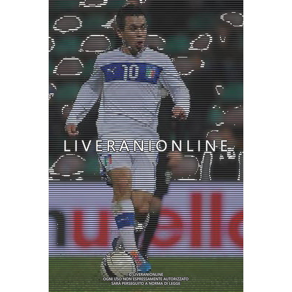 Qualificazioni ai Campionati Europei Under 21 Gruppo 9 Reggio Emilia - 14.11.2013 Italia-Irlanda del Nord Nella Foto:Battocchio Cristian Damian /Ph.Vitez-Ag. Aldo Liverani