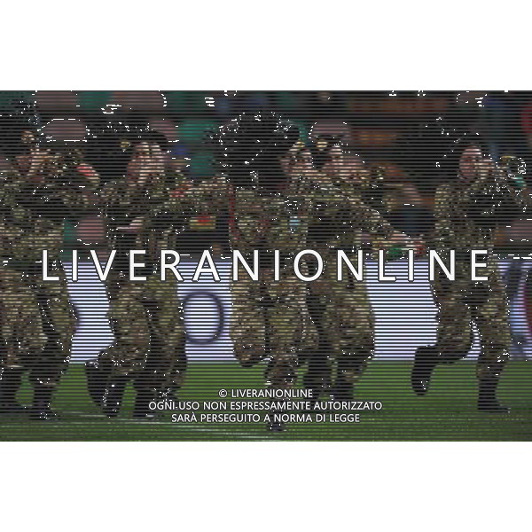 Qualificazioni ai Campionati Europei Under 21 Gruppo 9 Reggio Emilia - 14.11.2013 Italia-Irlanda del Nord Nella Foto:Bersaglieri /Ph.Vitez-Ag. Aldo Liverani