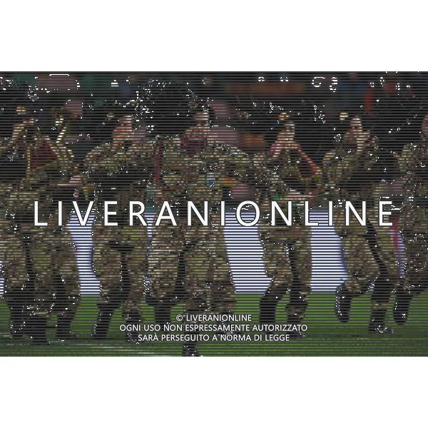 Qualificazioni ai Campionati Europei Under 21 Gruppo 9 Reggio Emilia - 14.11.2013 Italia-Irlanda del Nord Nella Foto:Bersaglieri /Ph.Vitez-Ag. Aldo Liverani