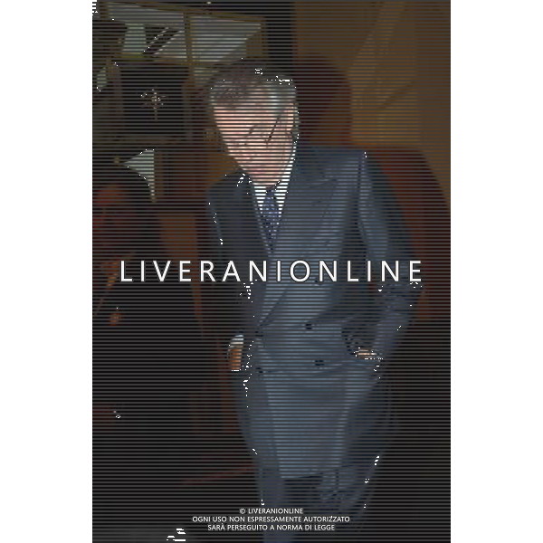 MILANO 15 -11-2013 HOTEL MELIA NUOVO CDA INTER E PASSAGGIO DI CONSEGNE TRA MASSIMO MORATTI ED ERICK THOHIR NELLA FOTO MASSIMO MORATTI FOTO ALDO GAZZANIGA-AG ALDO LIVERANI SAS