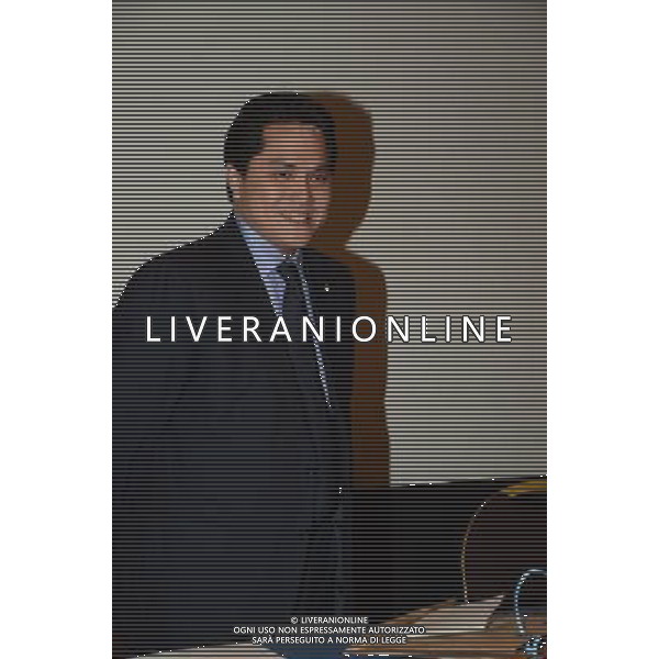 MILANO 15 -11-2013 HOTEL MELIA NUOVO CDA INTER E PASSAGGIO DI CONSEGNE TRA MASSIMO MORATTI ED ERICK THOHIR NELLA FOTO ERICK THOHIR FOTO ALDO GAZZANIGA-AG ALDO LIVERANI SAS