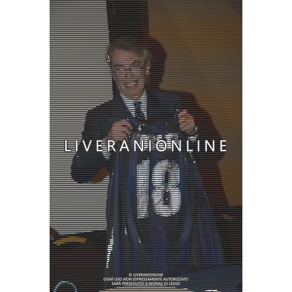 MILANO 15 -11-2013 HOTEL MELIA NUOVO CDA INTER E PASSAGGIO DI CONSEGNE TRA MASSIMO MORATTI ED ERICK THOHIR NELLA FOTO MASSIMO MORATTI FOTO ALDO GAZZANIGA-AG ALDO LIVERANI SAS