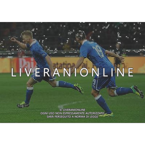 Amichevole Milano - 15.11.2013 Italia-Germania Nella Foto:abate esulta /Ph.Vitez-Ag. Aldo Liverani