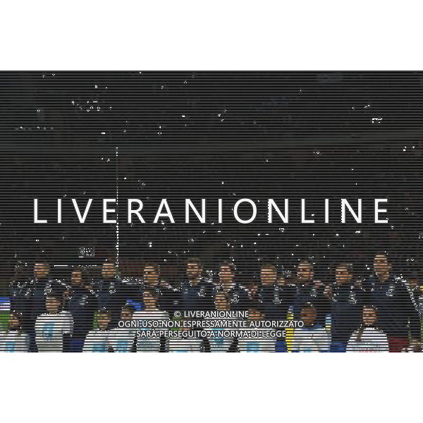 Amichevole Milano - 15.11.2013 Italia-Germania Nella Foto:l\'italia durante l\'inno /Ph.Vitez-Ag. Aldo Liverani