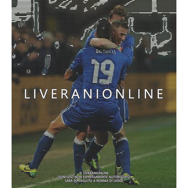 Amichevole Milano - 15.11.2013 Italia-Germania Nella Foto:abate esulta /Ph.Vitez-Ag. Aldo Liverani