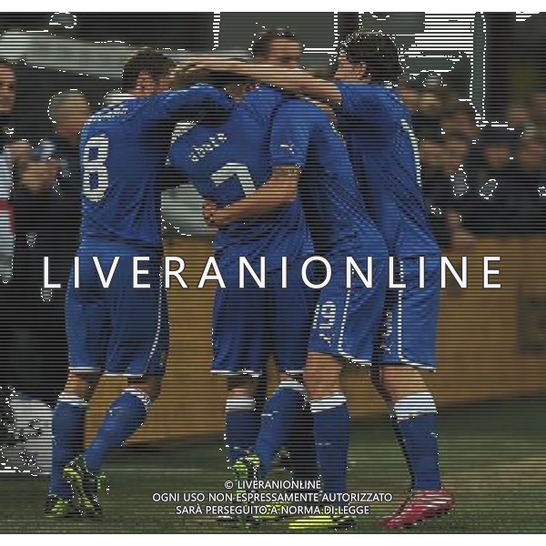 Amichevole Milano - 15.11.2013 Italia-Germania Nella Foto:abate esulta /Ph.Vitez-Ag. Aldo Liverani