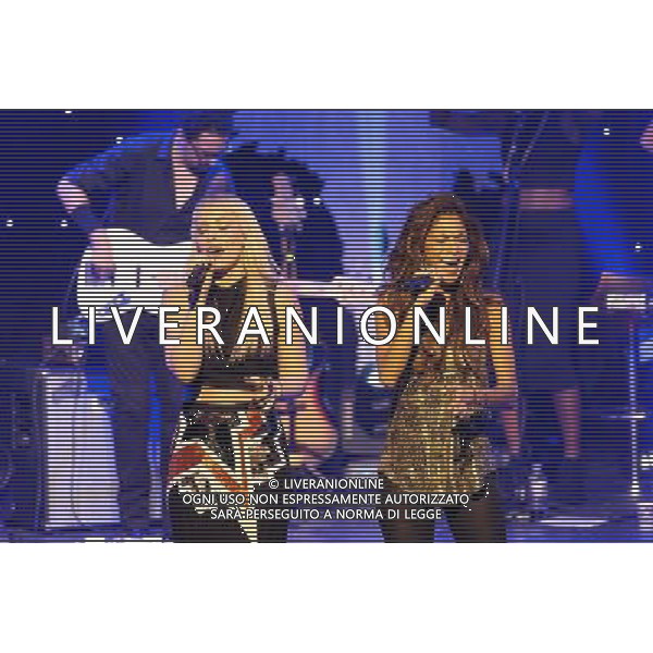 Natasha Bedingfield and Nicole Scherzinger performs at the Global Angel Awards 2013 on 15/11/2013 at The Roundhouse, London. Persons pictured: Natasha Bedingfield, Nicole Scherzinger. ©photoshot/AGENZIA ALDO LIVERANI SAS -