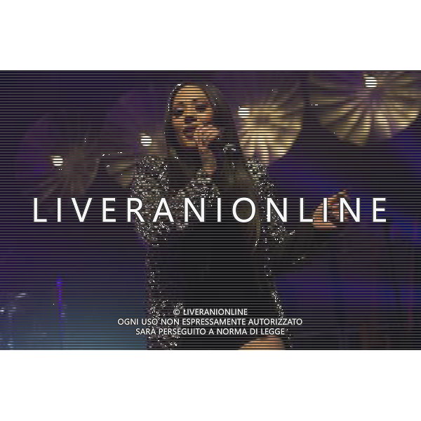 The original Sugababes, now known as Mutya Keisha Siobhan (MKS for short) perform the last date of their tour at Shepherd\'s Bush Empire, London, England, UK on 15th November 2013. The band consists of Mutya Buena, Keisha Buchanan and SiobhÌÁn Donaghy. Pictured: Mutya Buena ©photoshot/AGENZIA ALDO LIVERANI SAS -