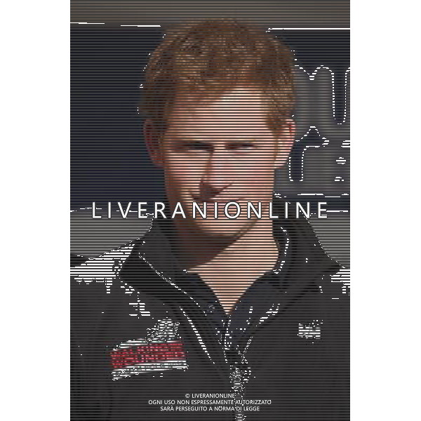 Prince Harry attends the Walking With The Wounded South Pole Allied Challenge Departure Event in Trafalgar Square on November 14, 2013 in London, England. ©photoshot/AGENZIA ALDO LIVERANI SAS - ITALY ONLY - REALI INGLESI: Il principe Harry alla presentazione del Walking With The Wounded sfida al Polo Sud a Trafalgar Square il 14 Novembre 2013 a Londra, Inghilterra.