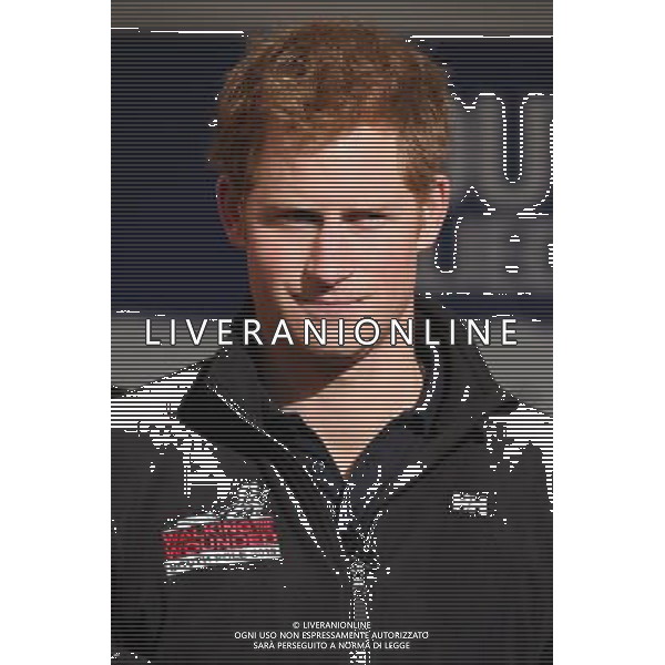 Prince Harry attends the Walking With The Wounded South Pole Allied Challenge Departure Event in Trafalgar Square on November 14, 2013 in London, England. ©photoshot/AGENZIA ALDO LIVERANI SAS - ITALY ONLY - REALI INGLESI: Il principe Harry alla presentazione del Walking With The Wounded sfida al Polo Sud a Trafalgar Square il 14 Novembre 2013 a Londra, Inghilterra.