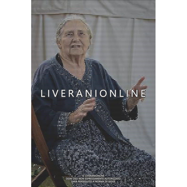 Writer Doris Lessing Date: 14.08.2006 Ref: B164_096065_0051 COMPULSORY CREDIT: Simon Hollington / UPPA / Photoshot ©photoshot/AGENZIA ALDO LIVERANI SAS - ITALY ONLY - Doris May Lessing Scrittrice Britannica premio nobel per la letteratura nel 2007