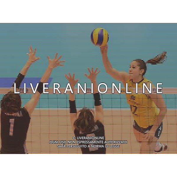 (131117) -- TOKYO, Nov. 17, 2013 () -- Natalia (1st, R) of Brazil spikes the ball during the final of the 2013 FIVB World Grand Champions Cup between Japan and Brazil in Tokyo, Japan, on Nov. 17, 2013. Brazil won 3-0. (/Ma Ping) ©photoshot/AGENZIA ALDO LIVERANI SAS - ITALY ONLY - EDITORIAL USE ONLY ©PHOTOHSOT/AGENZIA ALDO LIVERANI SAS - ITALY ONLY - World Grand Champions Cup 2013 al Tokyo Metropolitan Gymnasium di Tokyo, in Giappone, novembre 2013