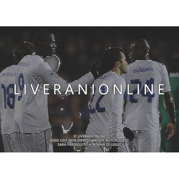 Amichevole Londra - 18.11.2013 Italia-Nigeria Nella Foto:balotelli scherza con rossi dopo il gol /Ph.Vitez-Ag. Aldo Liverani