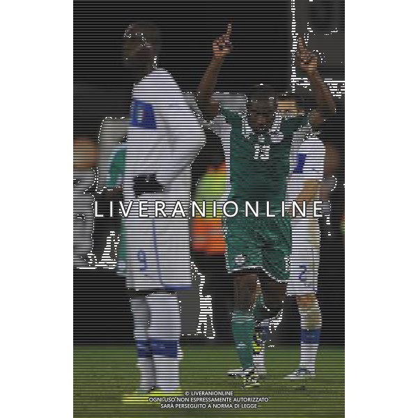 Amichevole Londra - 18.11.2013 Italia-Nigeria Nella Foto:dike esulta /Ph.Vitez-Ag. Aldo Liverani